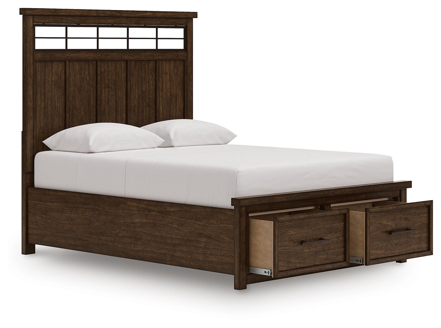 Taffenbrook Queen Panel Storage Bed, Dresser and Mirror