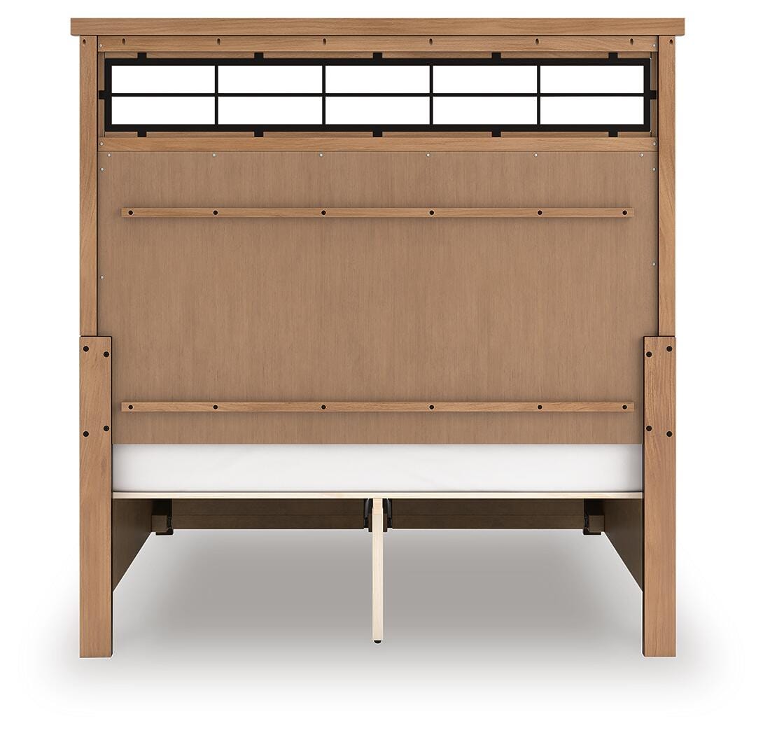 Taffenbrook Queen Panel Storage Bed, Dresser and Mirror