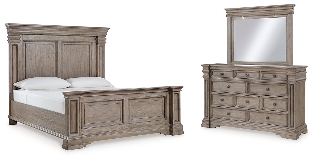 Blairhurst Queen Panel Bed, Dresser and Mirror