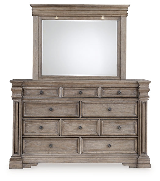 Blairhurst Queen Panel Bed, Dresser and Mirror