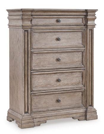 Blairhurst Chest of Drawers — 5 Drawers, Ash Inlay Signature Design by Ashley® Bedroom