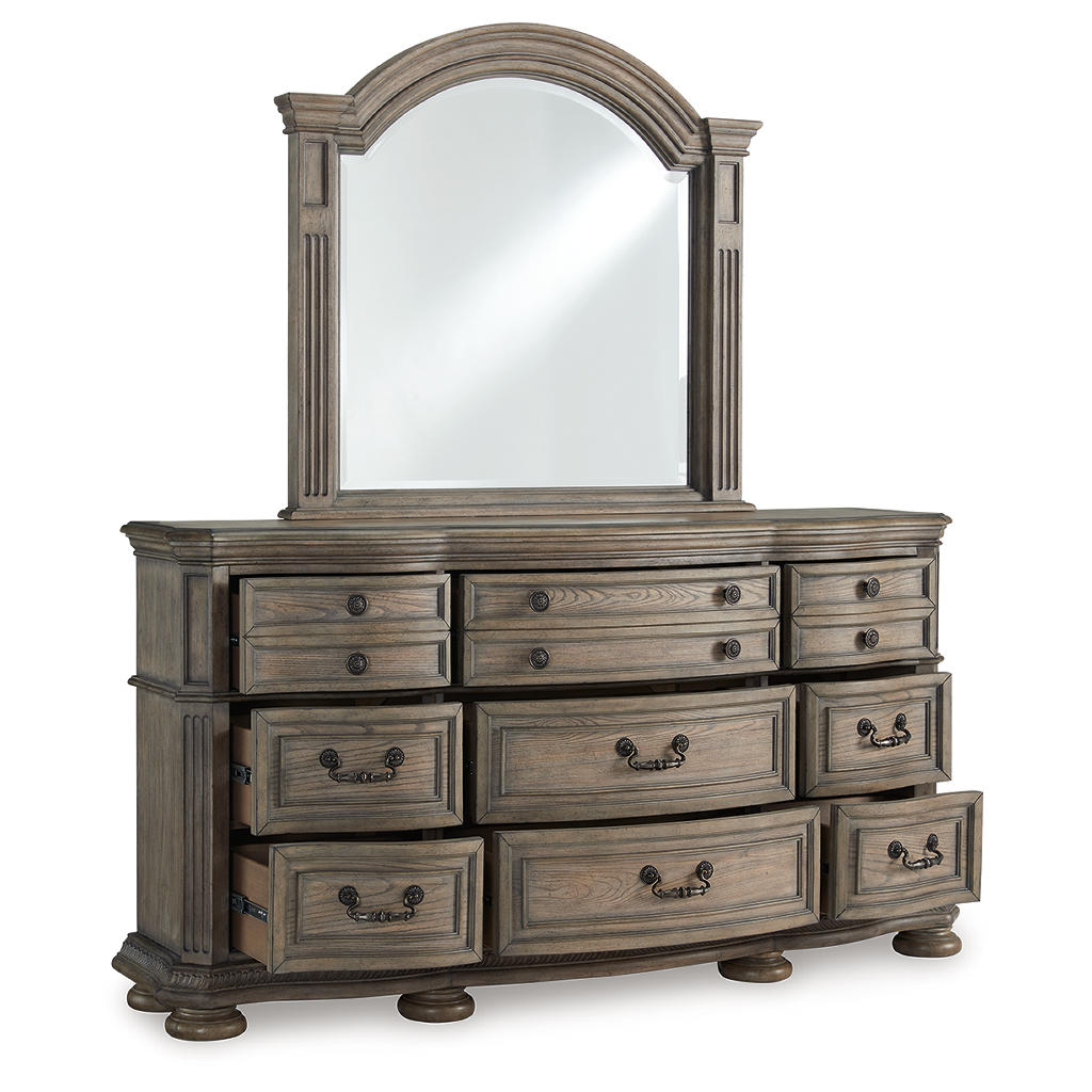 Ardenfield King Sleigh Bed, Dresser, Mirror and Nightstand Signature Design by Ashley® Uncategorized