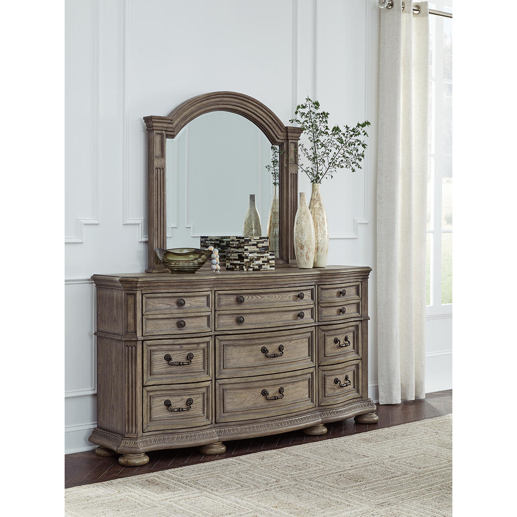 Ardenfield King Sleigh Bed, Dresser, Mirror and Nightstand Signature Design by Ashley® Uncategorized