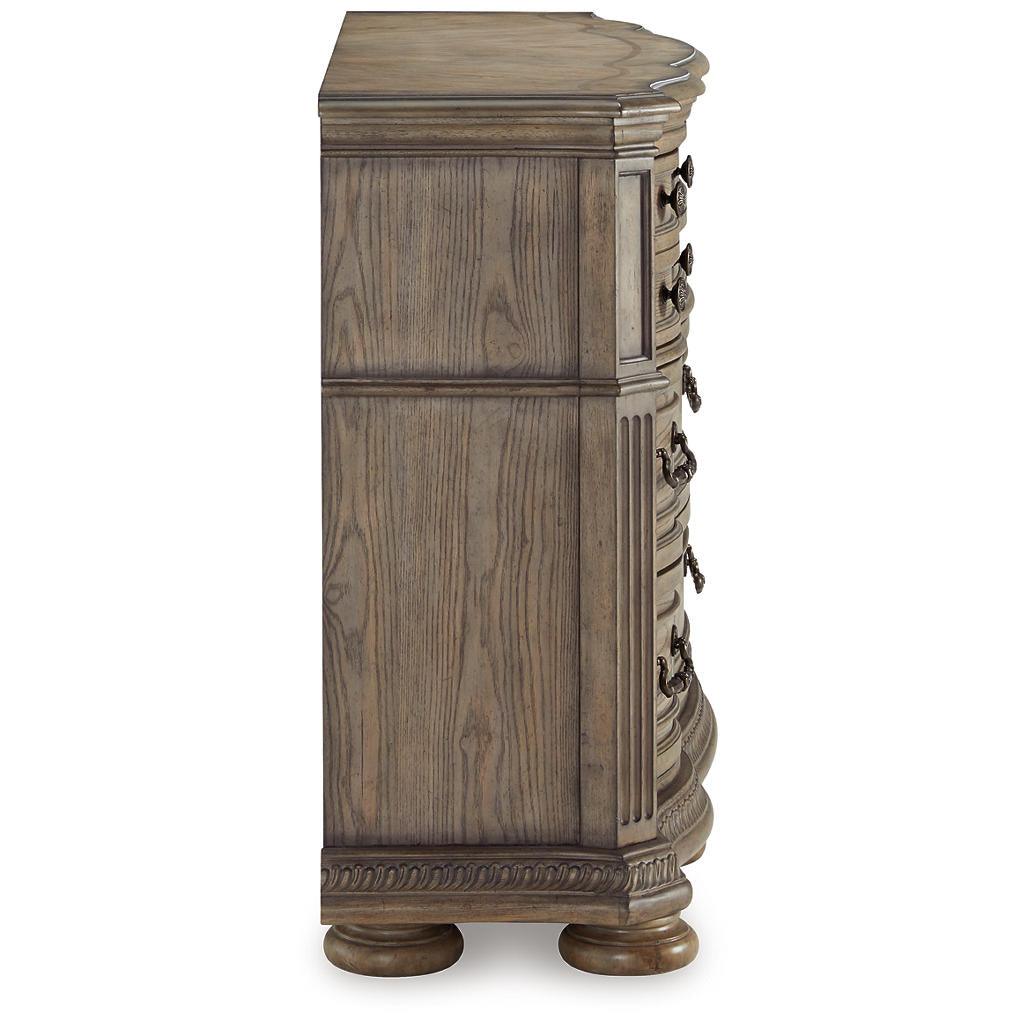 Ardenfield Dresser — Nine Drawers, Ash Swirl Inlay Signature Design by Ashley® Bedroom