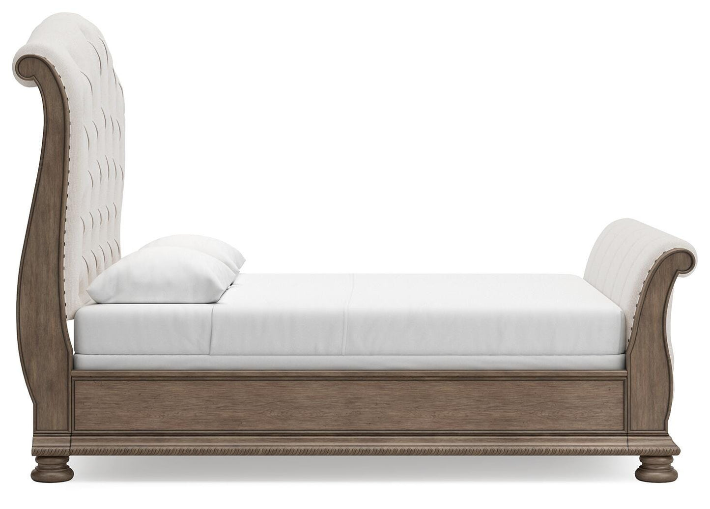 Ardenfield Queen Upholstered Sleigh Bed, Dresser and Mirror Signature Design by Ashley® Bedroom