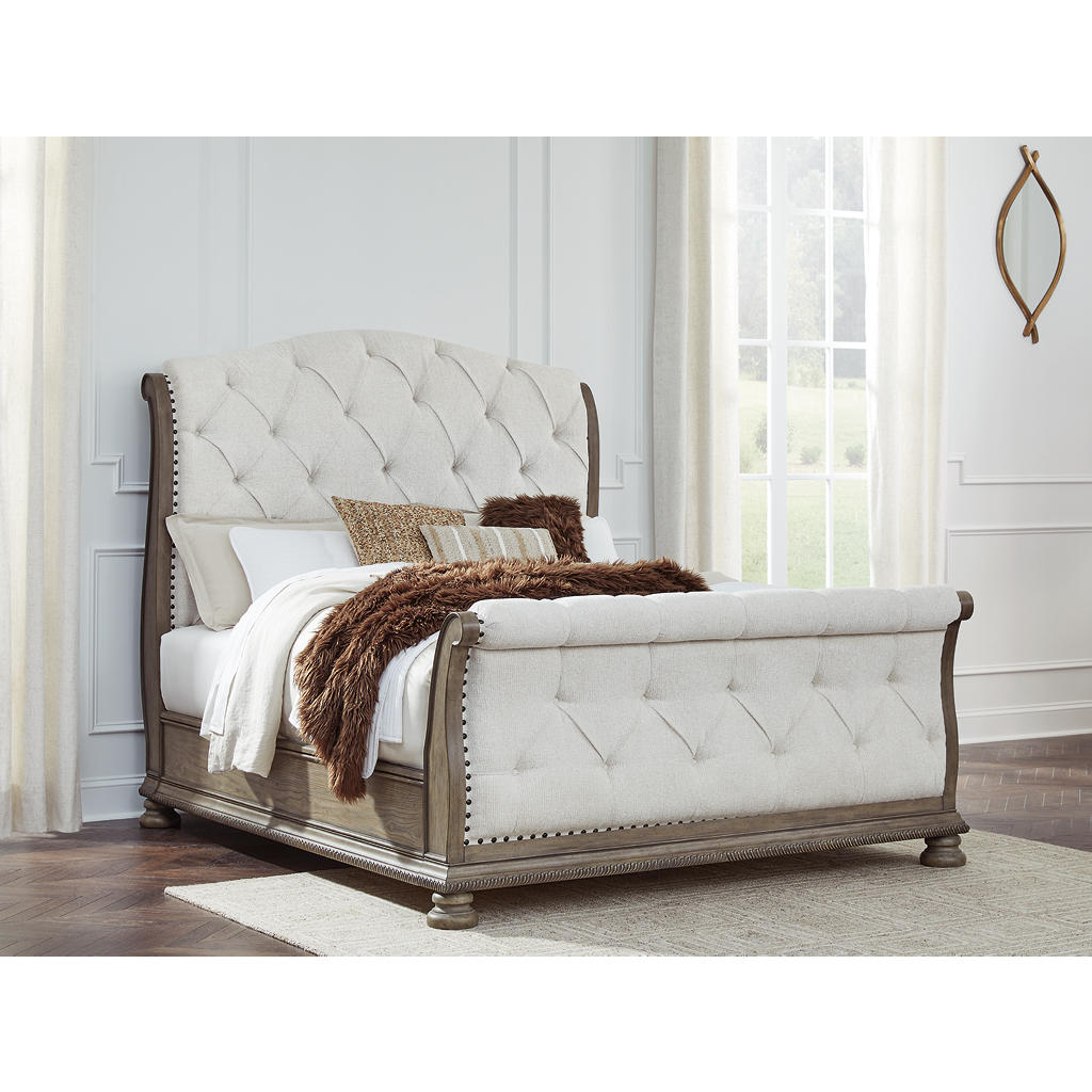 Ardenfield Queen Upholstered Sleigh Bed Signature Design by Ashley® Bedroom