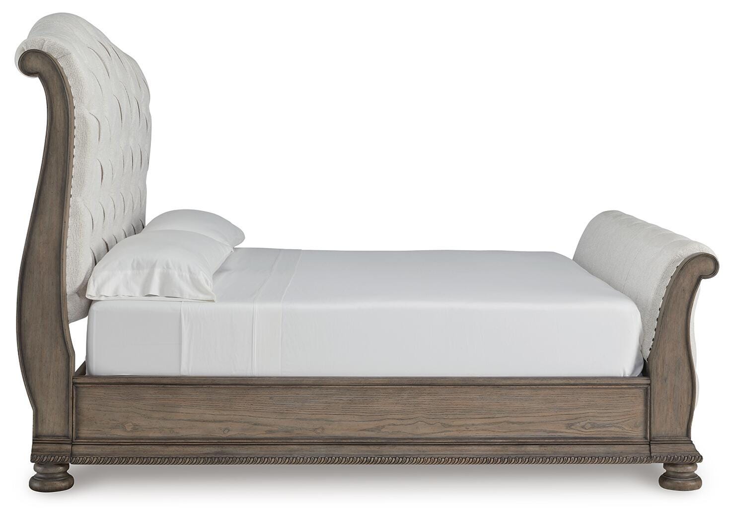 Ardenfield King Upholstered Sleigh Bed, Dresser, Mirror, Chest and 2 Nightstands