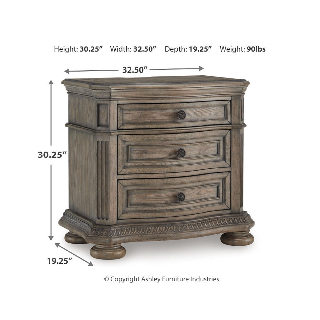 Ardenfield King Sleigh Bed, Dresser, Mirror and Nightstand Signature Design by Ashley® Uncategorized