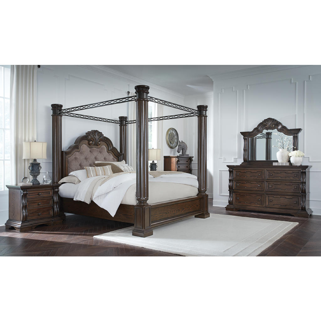 Maylee King Canopy Bed Signature Design by Ashley® Bedroom