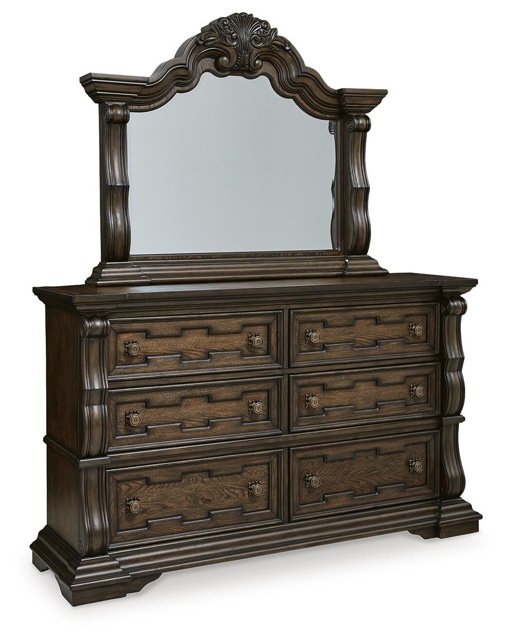 Maylee King Upholstered Bed 5-Piece Set — Chest, Mirror Signature Design by Ashley® Bedroom