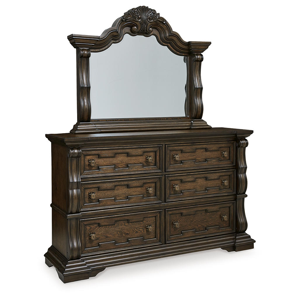 Maylee King Upholstered Bed, Dresser, Mirror and 2 Nightstands Signature Design by Ashley® Uncategorized