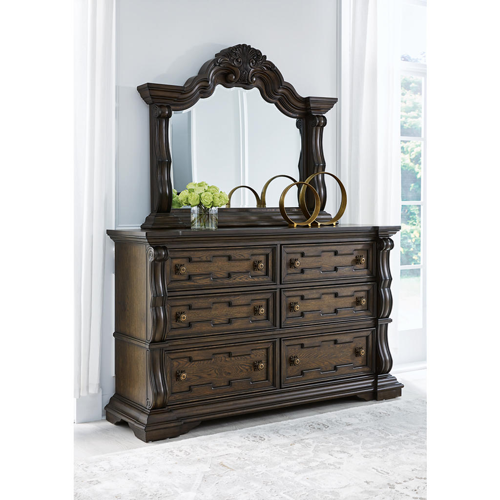 Maylee King Upholstered Bed, Dresser, Mirror and 2 Nightstands Signature Design by Ashley® Uncategorized
