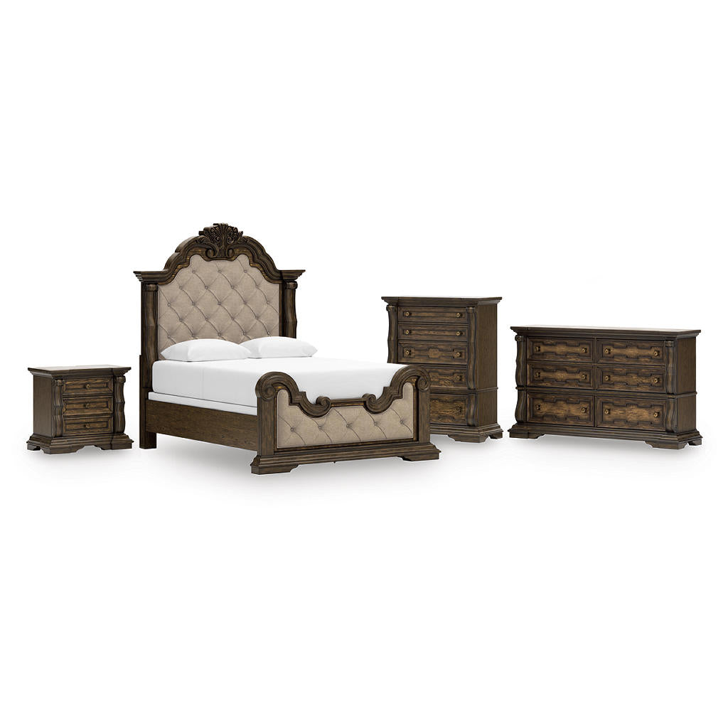 Maylee Queen Upholstered Bed, Dresser, Chest and Nightstand Signature Design by Ashley® Uncategorized