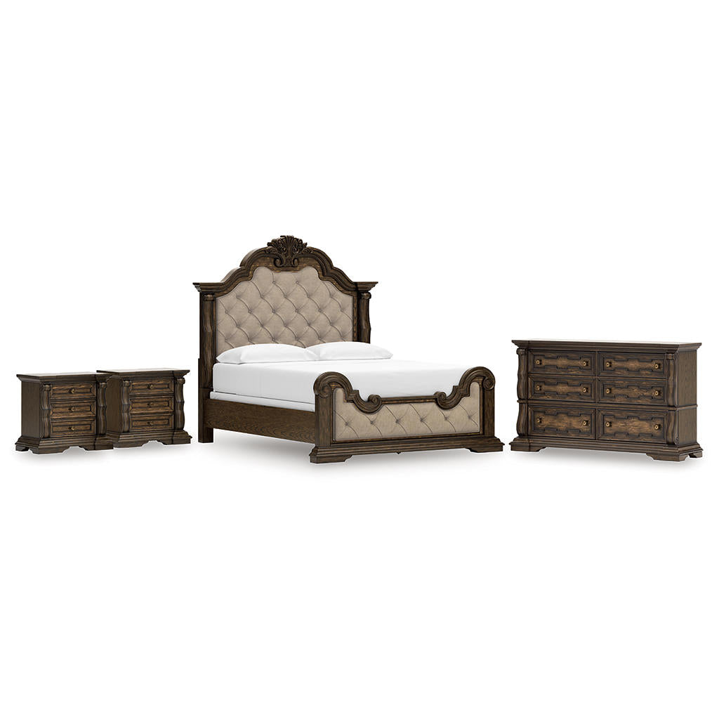 Maylee King Upholstered Bed, Dresser and 2 Nightstands Signature Design by Ashley® Uncategorized