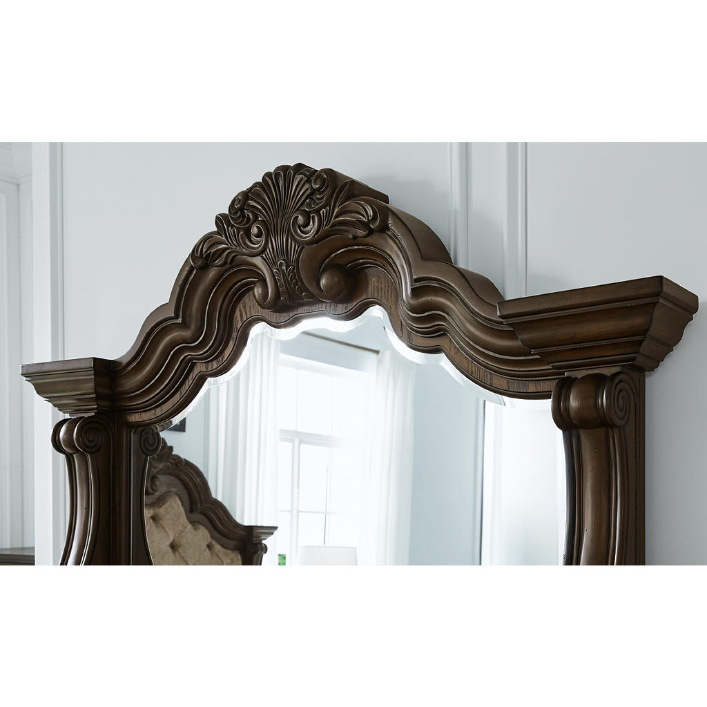 Maylee King Upholstered Bed, Dresser and Mirror Signature Design by Ashley® Uncategorized
