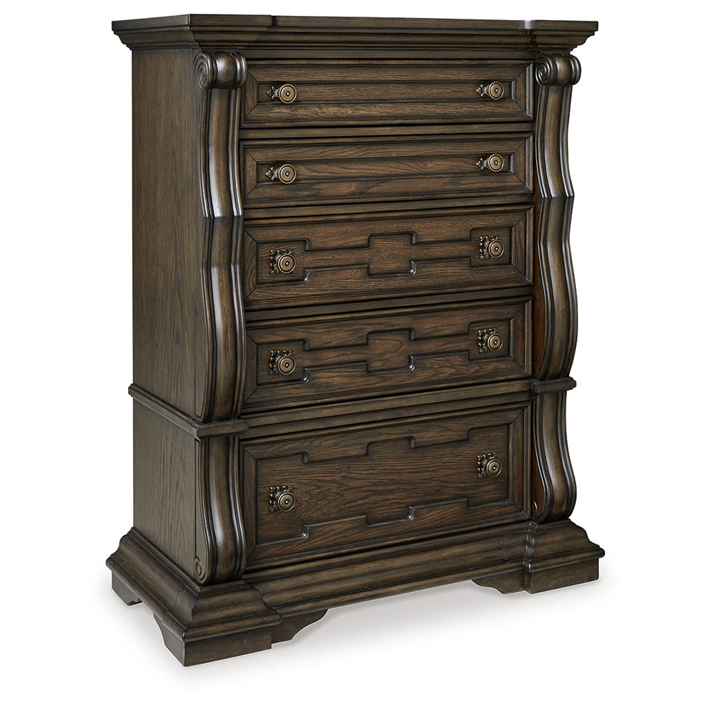 Maylee Queen Panel Bed, Dresser, Mirror, Chest and 2 Nightstands Signature Design by Ashley® Uncategorized