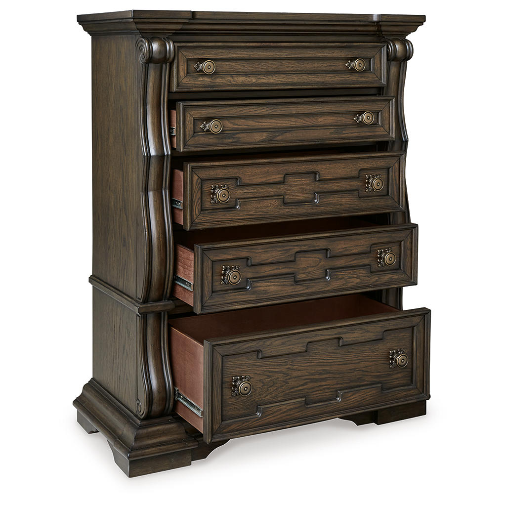 Maylee Queen Panel Bed, Dresser, Mirror, Chest and 2 Nightstands Signature Design by Ashley® Uncategorized