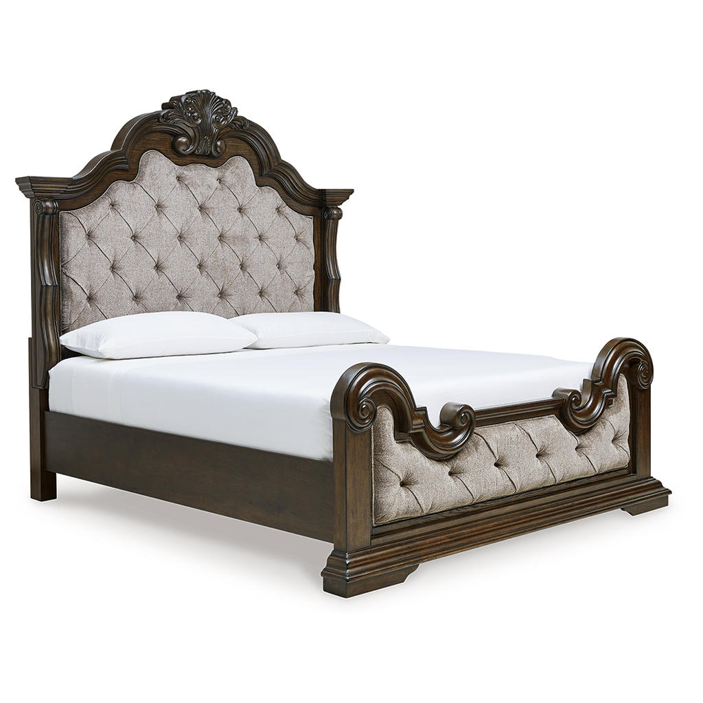 Maylee King Upholstered Bed, Dresser, Mirror and 2 Nightstands Signature Design by Ashley® Uncategorized