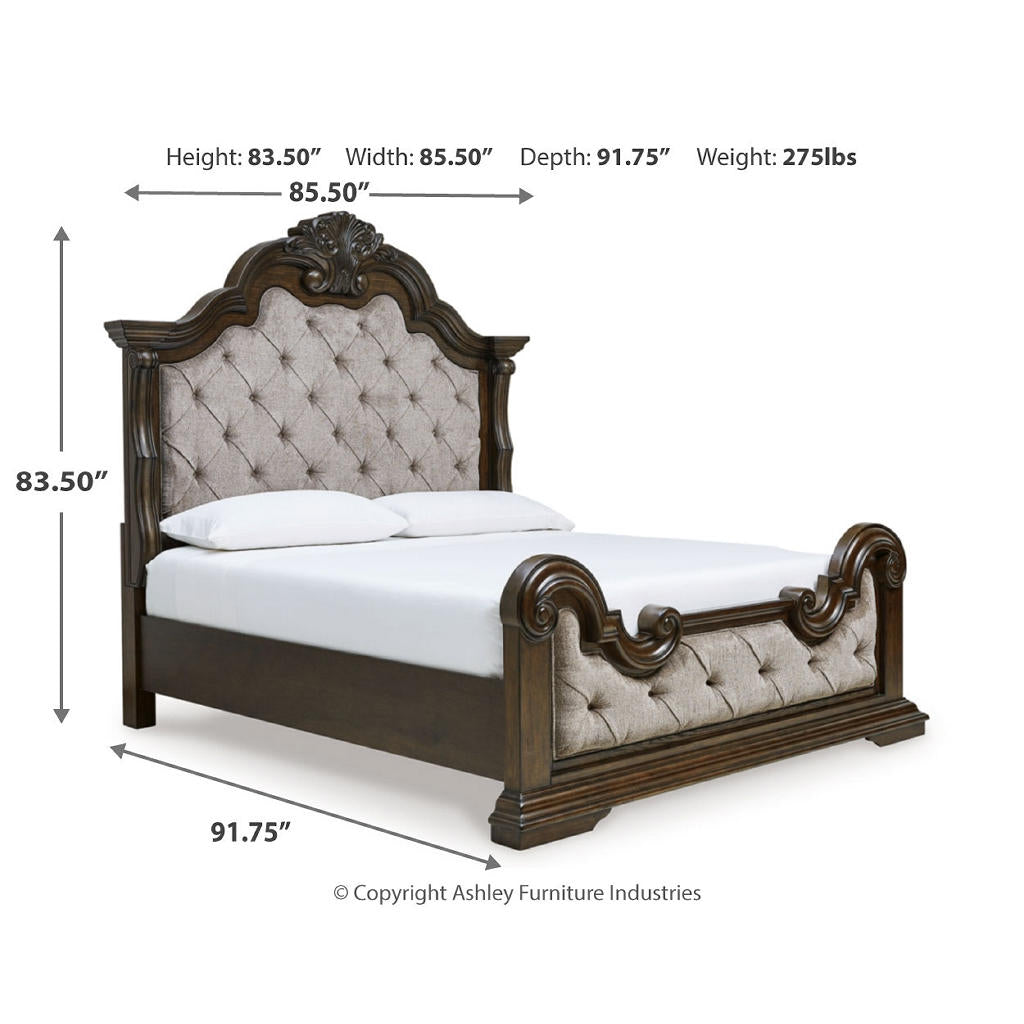 Maylee King Upholstered Panel Bed, Chest and 2 Nightstands Signature Design by Ashley® Uncategorized
