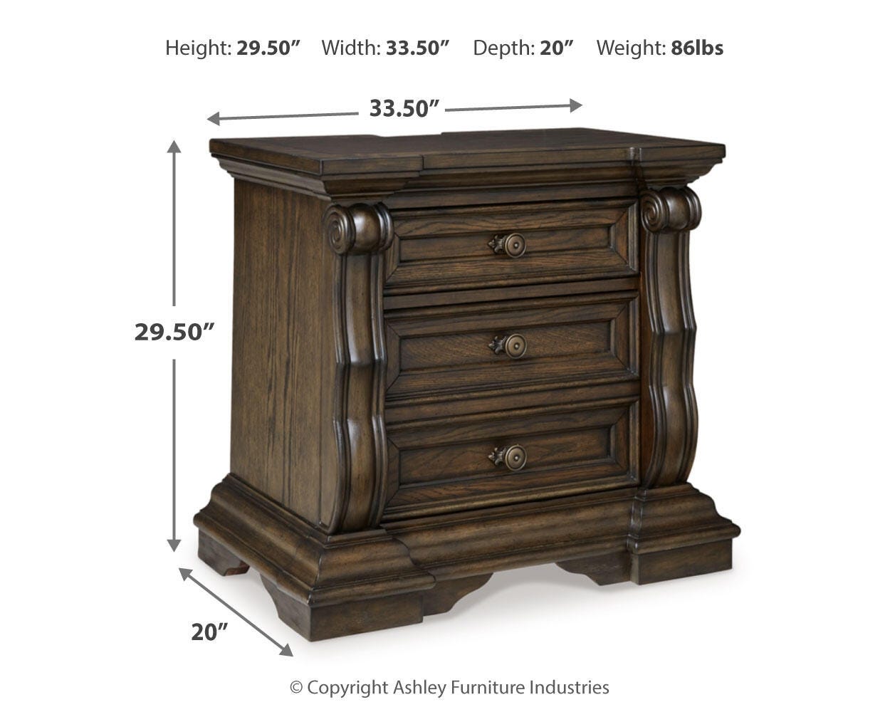 Maylee Queen Upholstered Panel Bed, Dresser and 2 Nightstands