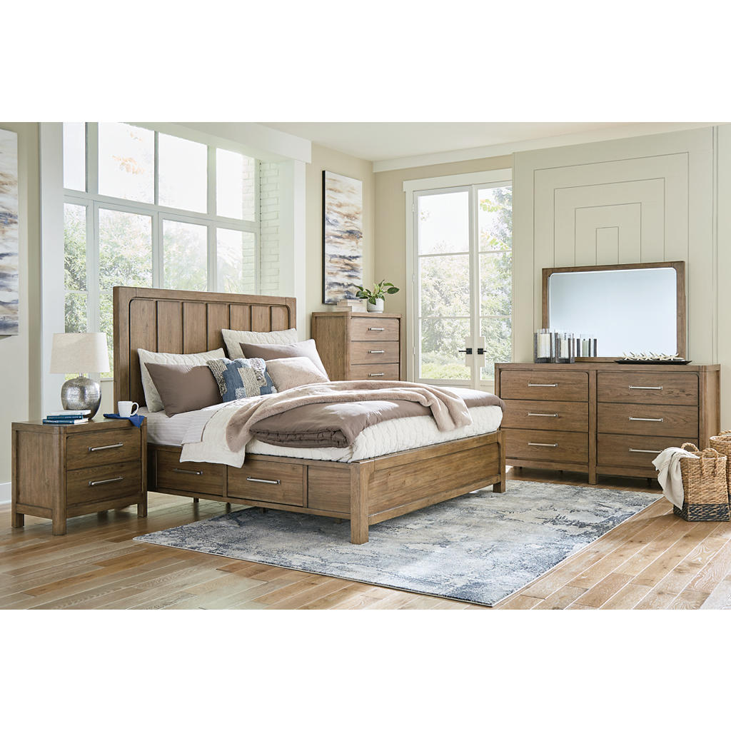 Cabalynn California King Panel Bed with Storage, Dresser and Mirror Signature Design by Ashley® Uncategorized