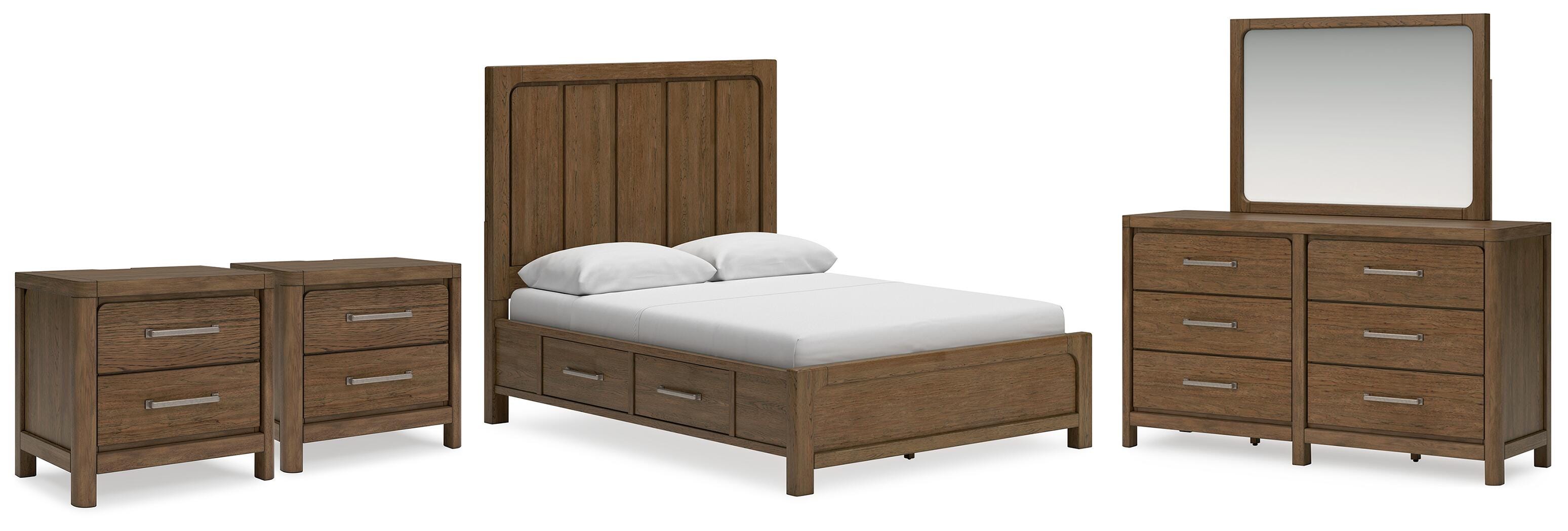 Cabalynn Queen Storage Bed 6-Piece Set — 4 Drawers, 2 Nightstands Signature Design by Ashley® Bedroom