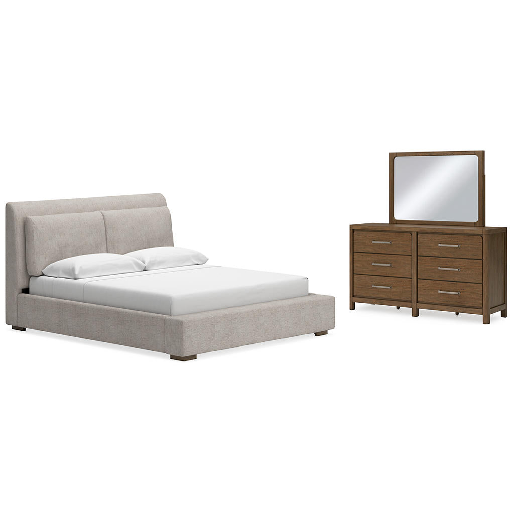 Cabalynn California King Upholstered Bed, Dresser and Mirror Signature Design by Ashley® Uncategorized