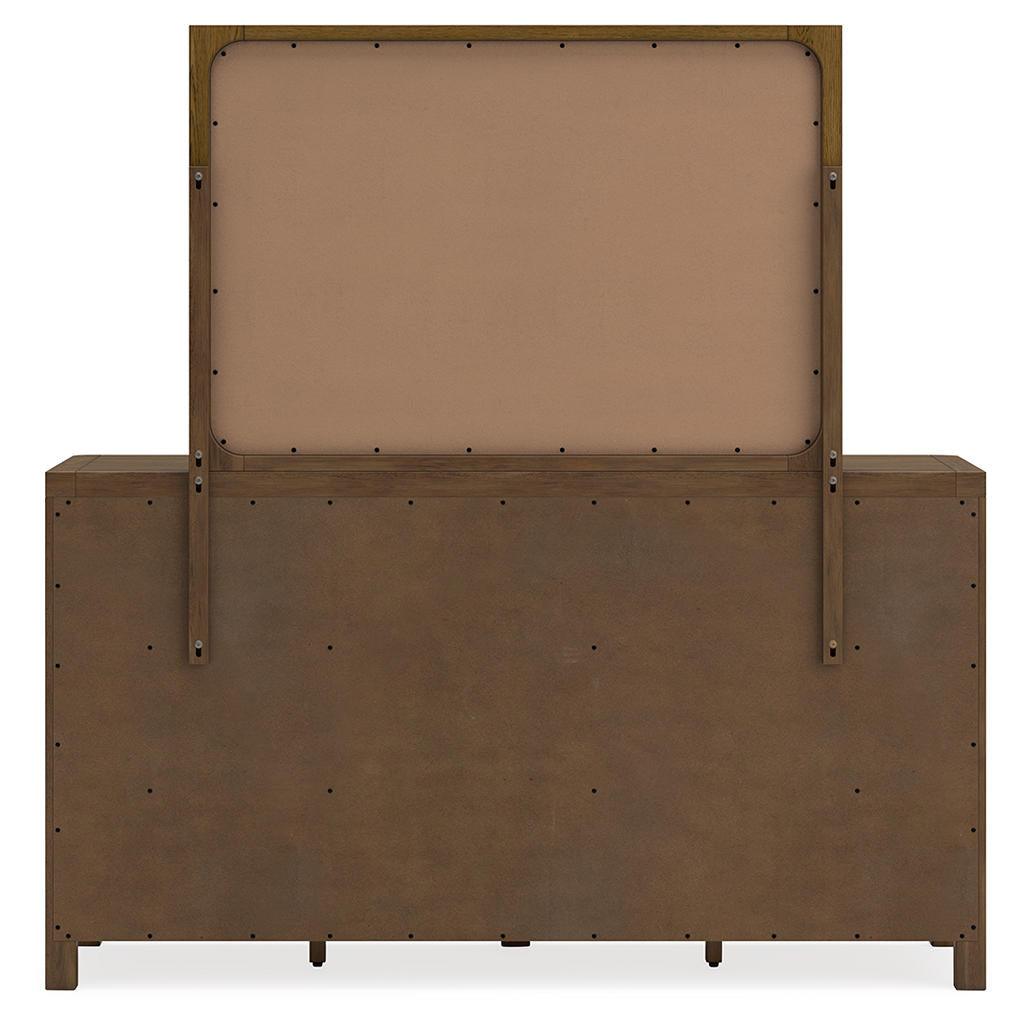 Cabalynn Dresser and Mirror Set (B1) — Glazed Hickory Signature Design by Ashley® Bedroom