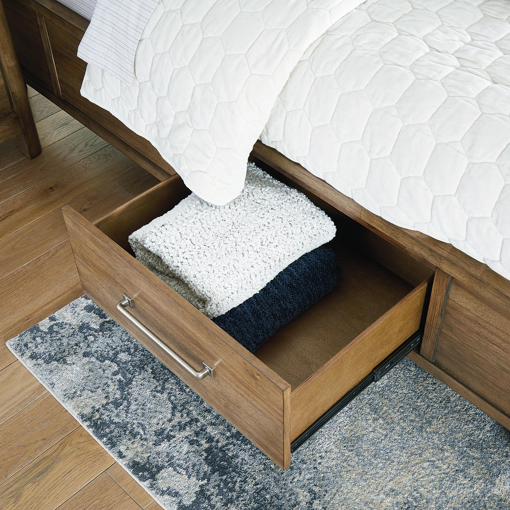 Cabalynn California King Panel Bed with Storage Signature Design by Ashley® Bedroom