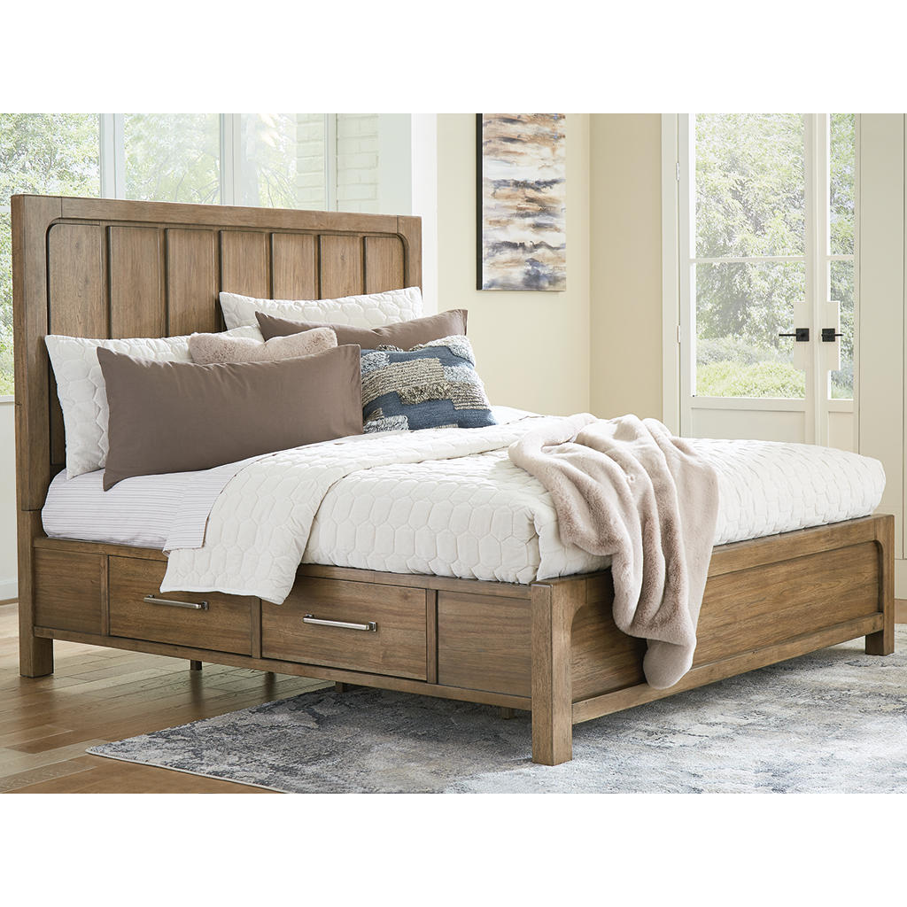 Cabalynn King Panel Bed with Storage Signature Design by Ashley® Bedroom
