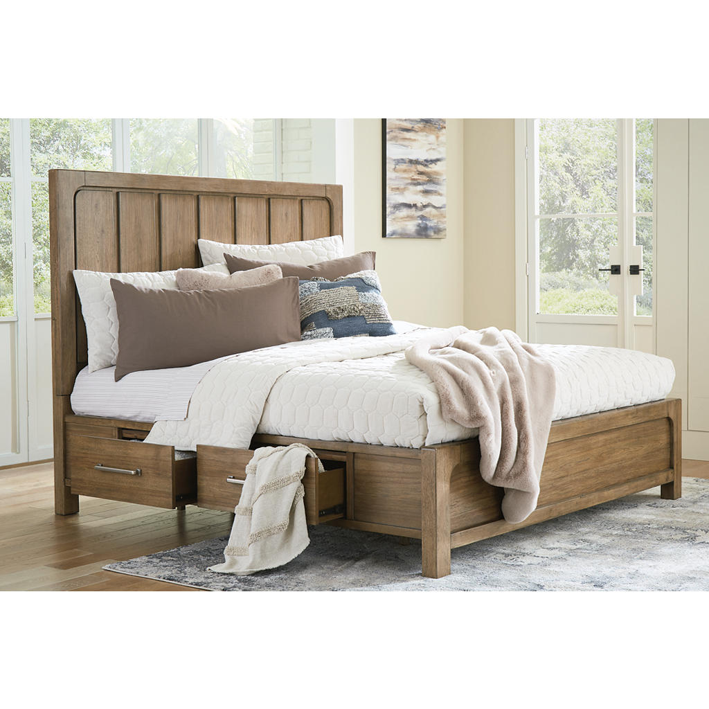 Cabalynn King Panel Bed with Storage Signature Design by Ashley® Bedroom
