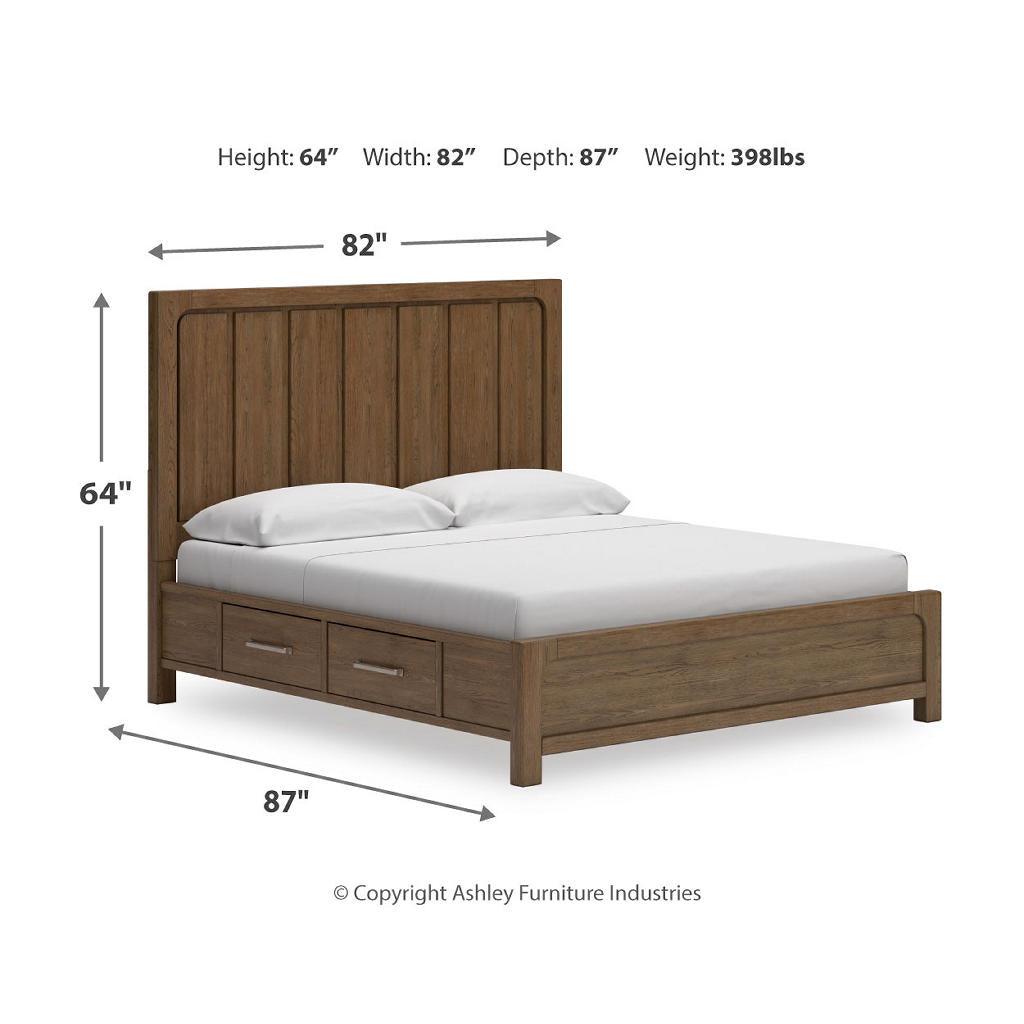 Cabalynn Bedroom Set (B12) — King storage bed, dresser, and mirror Signature Design by Ashley® Uncategorized