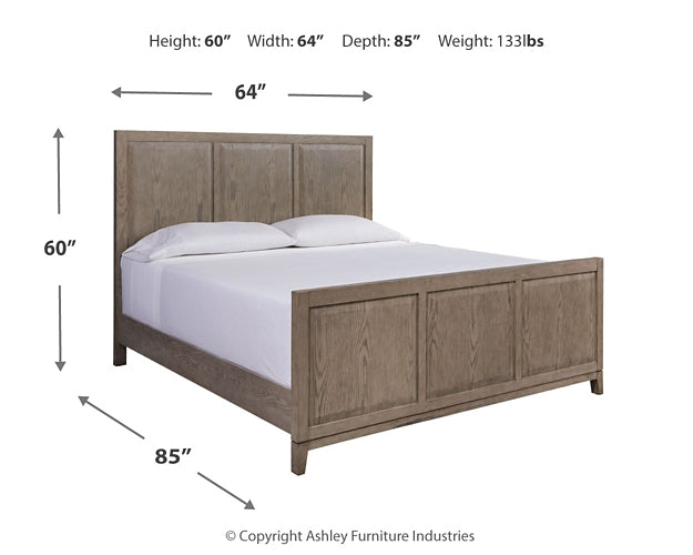 Chrestner Queen Panel Bed, Dresser and Mirror