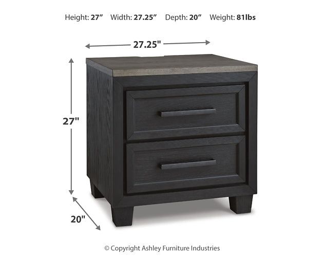 Foyland Queen Storage Bed, Dresser, Mirror and Nightstand