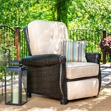 Breckenridge Patio Recliner w/ Natural Tan Cushion