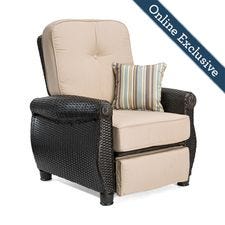 Breckenridge Patio Recliner w/ Natural Tan Cushion
