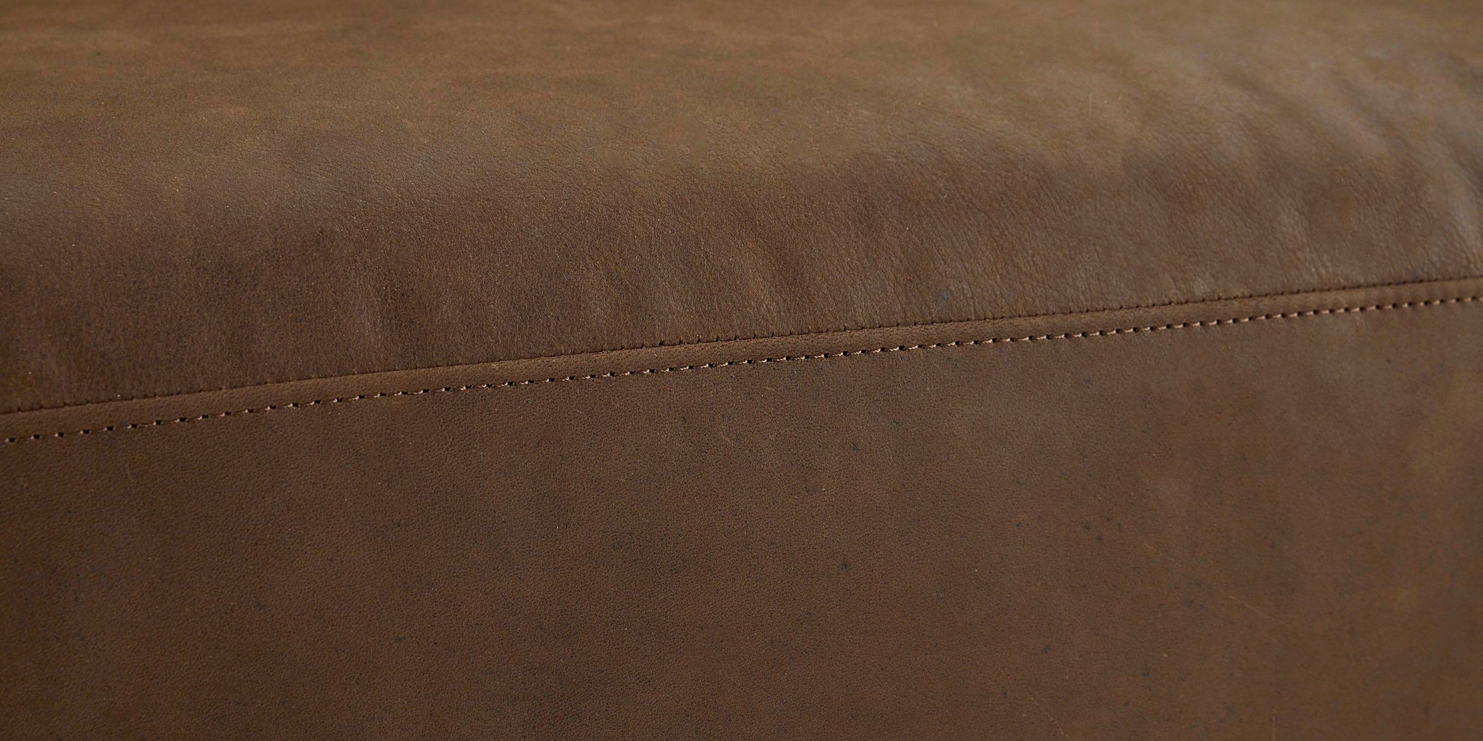 True Custom® Leather Track Arm Chair and a Half Bassett