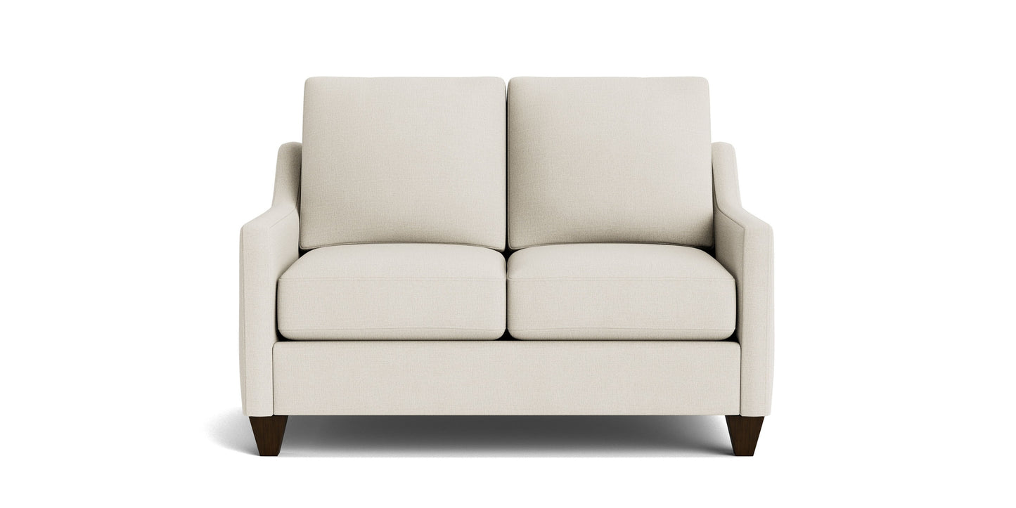 True Custom® Slope Arm Loveseat Bassett