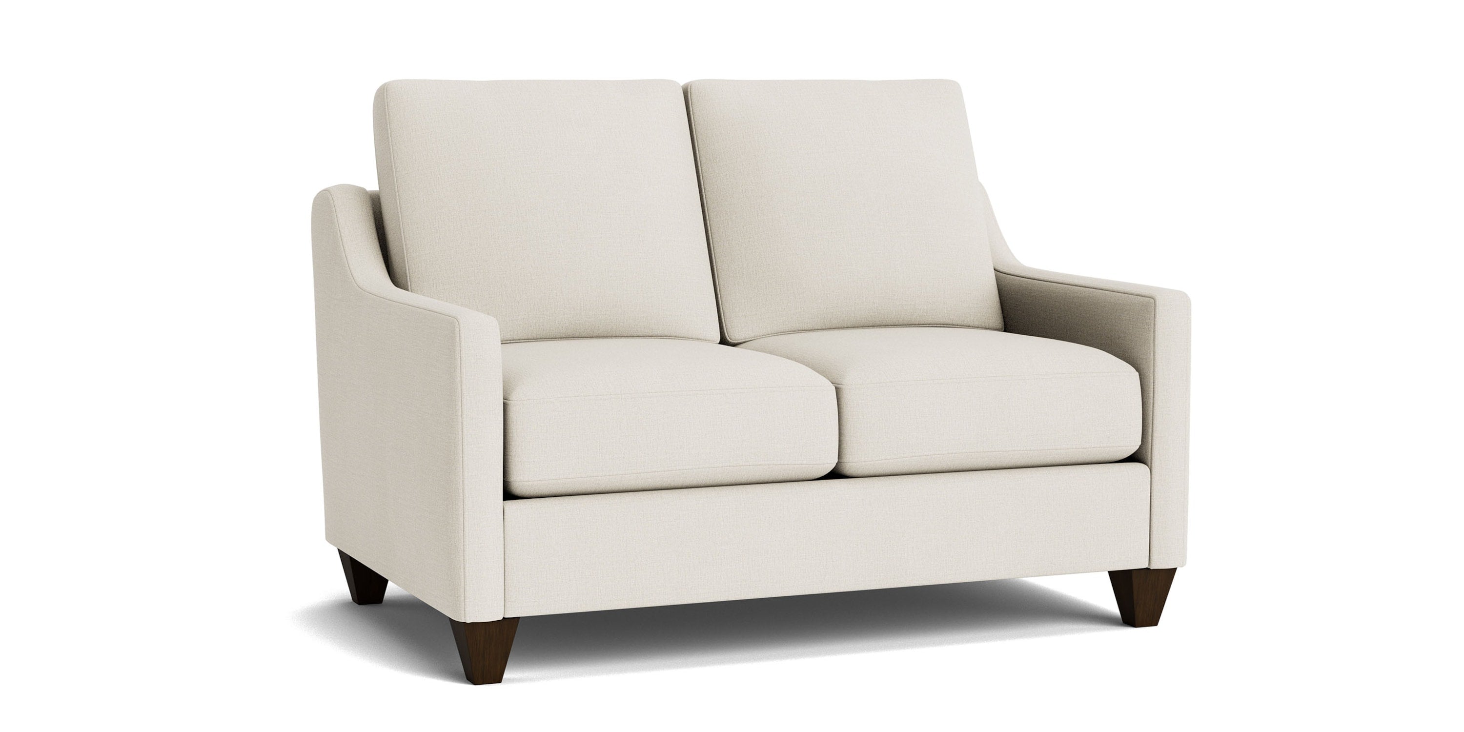 True Custom® Slope Arm Loveseat Bassett
