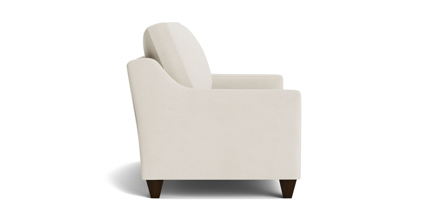 True Custom® Slope Arm Loveseat Bassett
