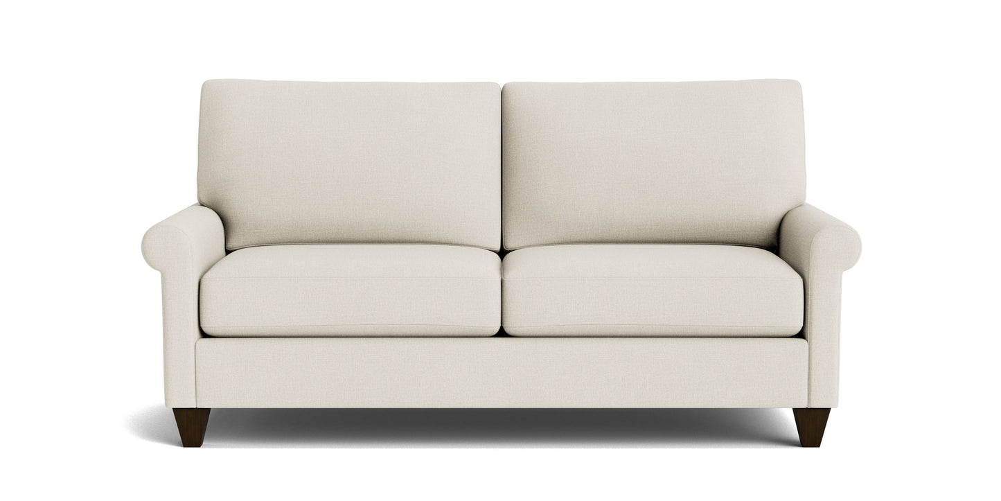 True Custom® Roll Arm Studio Sofa Bassett