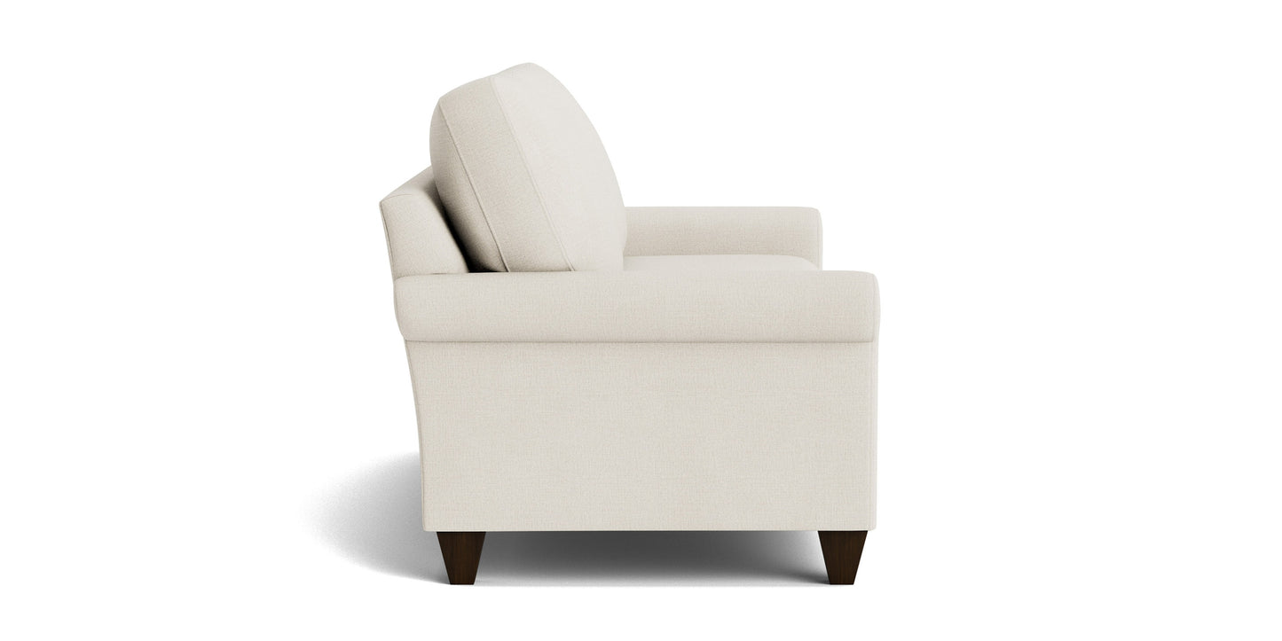 True Custom® Roll Arm Studio Sofa Bassett