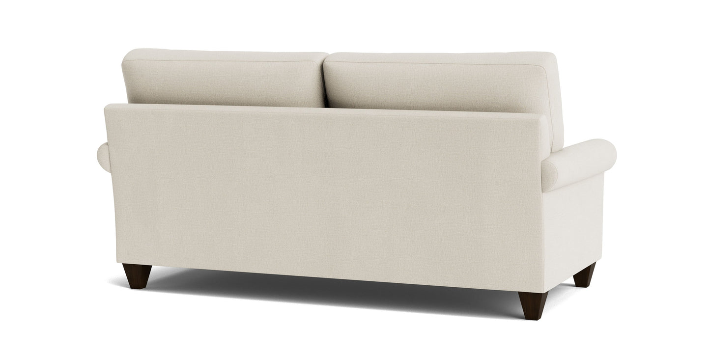 True Custom® Roll Arm Studio Sofa Bassett