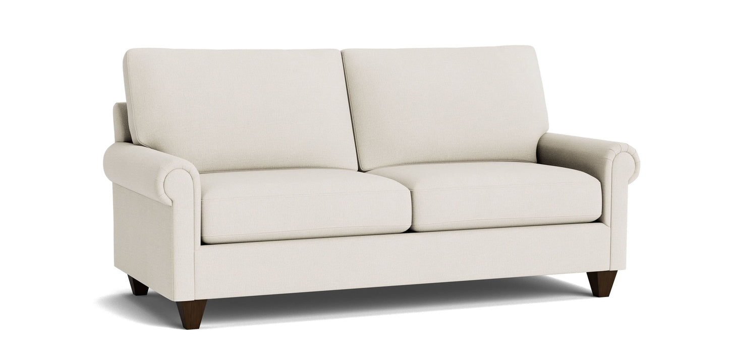 True Custom® Panel Arm Studio Sofa Bassett