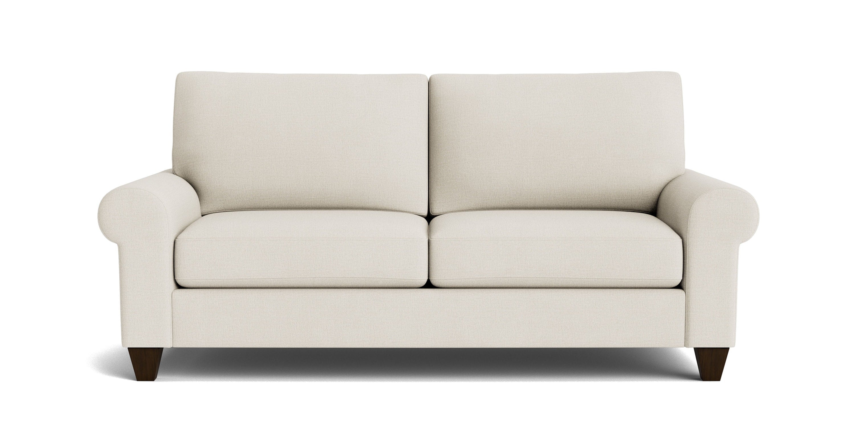 True Custom® Large Roll Arm Studio Sofa Bassett
