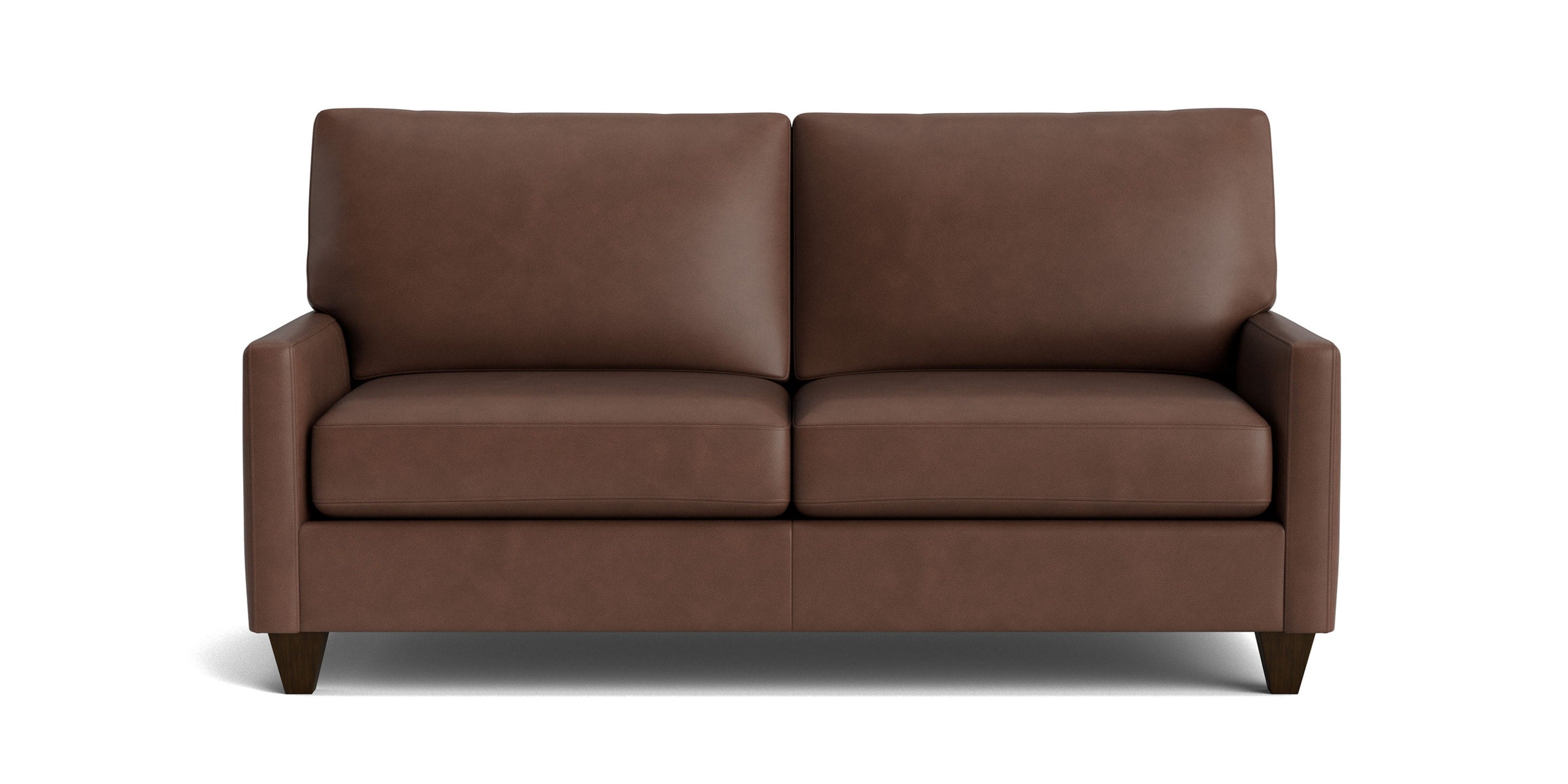 True Custom® Leather Track Arm Studio Sofa – Kensington Furniture ...