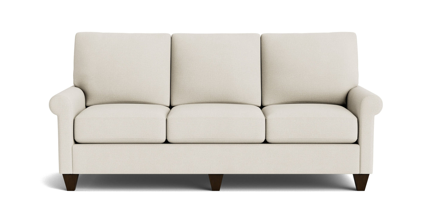 True Custom® Roll Arm Sofa Bassett