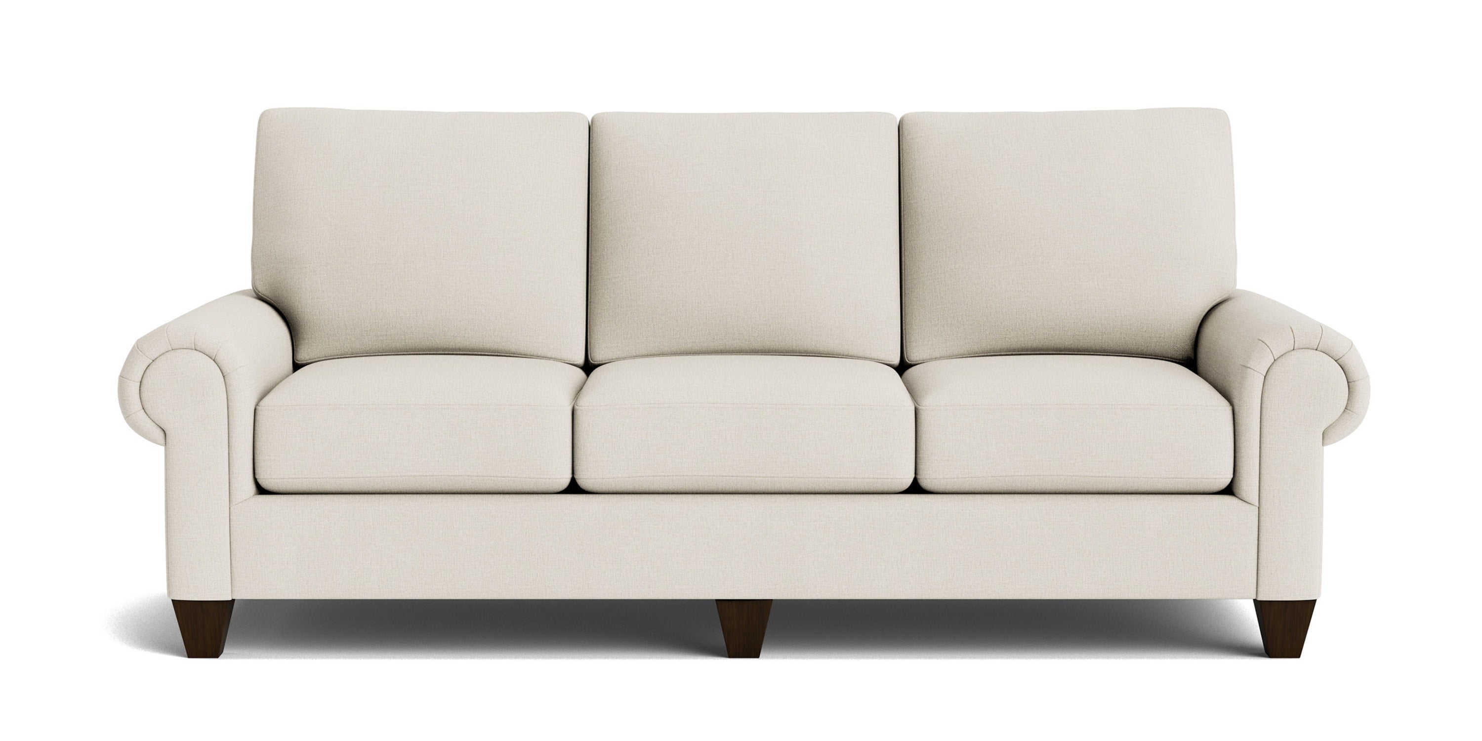 True Custom® Large Panel Arm Sofa Bassett