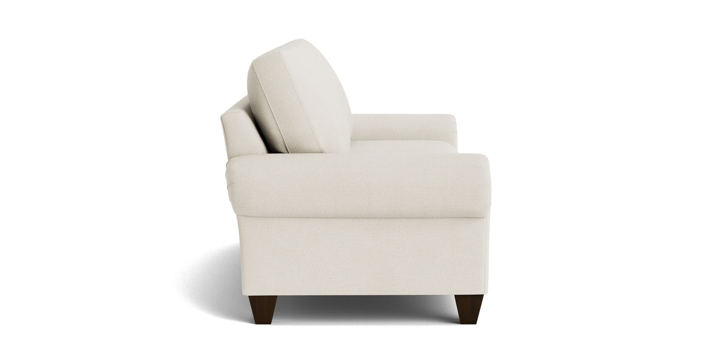 True Custom® Large Panel Arm Sofa Bassett