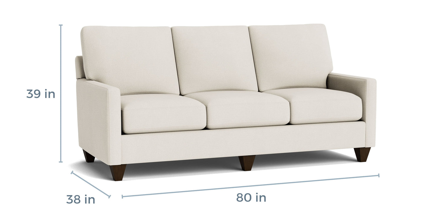 True Custom® Track Arm Sofa Bassett